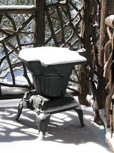 Winter scene at Pentimento